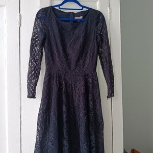 BURBERRY DARK NAVY DRESS. SIZE 4